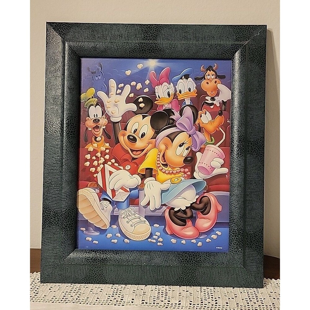 WALT DISNEY MICKEY MOUSE & FRIENDS AT THE MOVIES 8x10 Picture